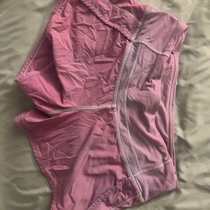 lululemon purple speed up shorts size 2